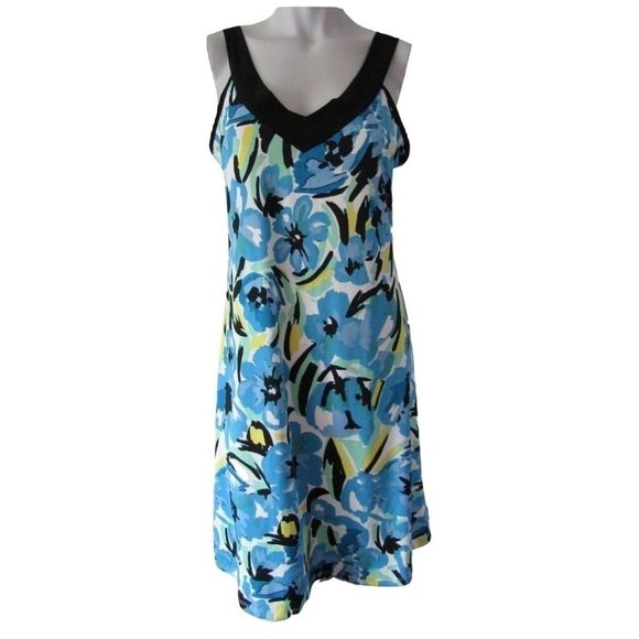 Gitane Dresses & Skirts - Gitane V Neck Sleeveless Floral Dress Large